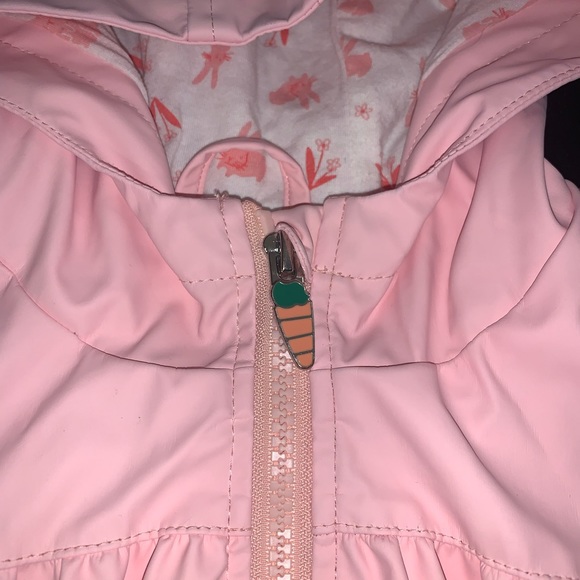 Cat & Jack. Girls hooded & lined rain jacket. EUC! Sz 18 Month - Picture 4 of 11
